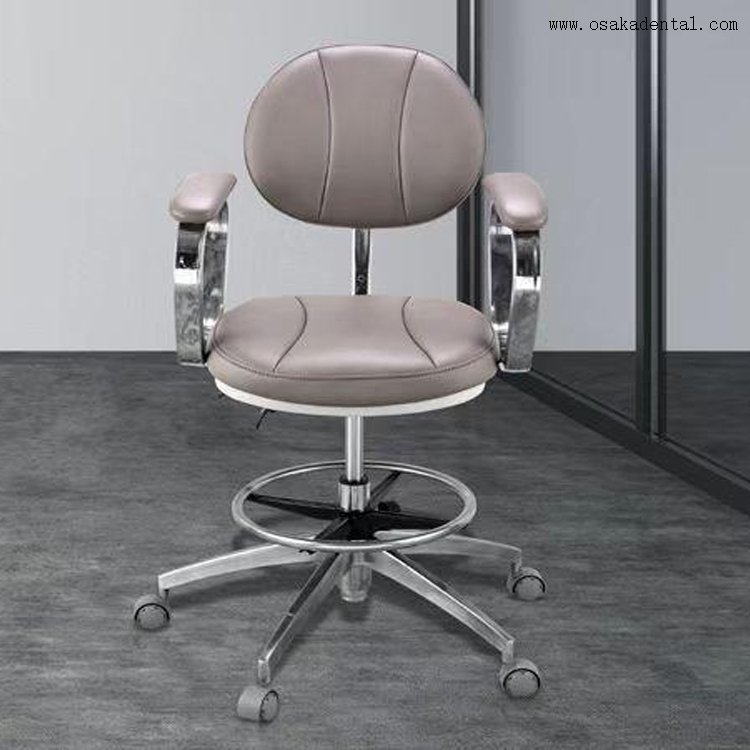 Tabouret de fauteuil dentaire luxueux avec double bras