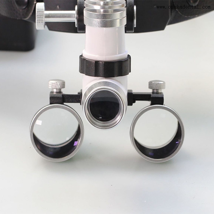 Loupe dentaire 2,5x avec lampe LED