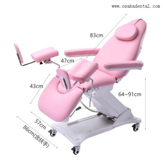 Lit d'examen gynécologique