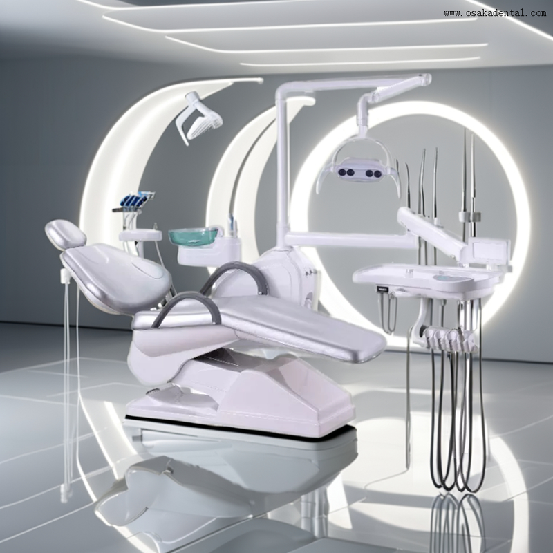 Unité de fauteuil dentaire avec lampe LED