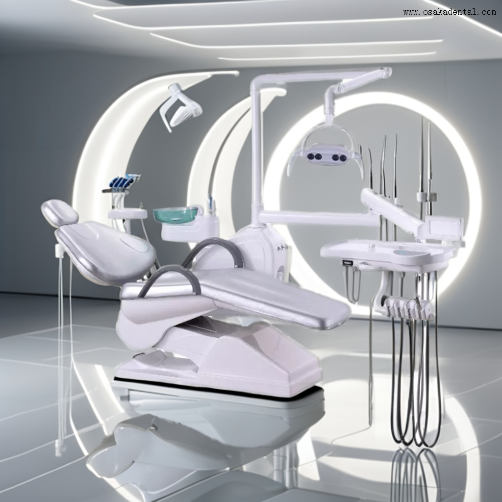 Unité de fauteuil dentaire avec lampe LED