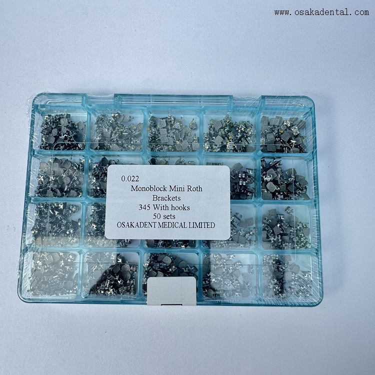 Monobloc ortho dentaire/support collable 50 ensemble/boîte