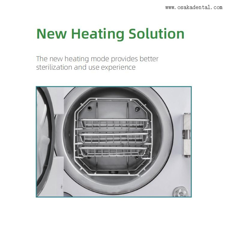 Réservoir d'eau à ouverture de classe N européenne, affichage numérique, autoclave dentaire 8L/12L pour unité dentaire 