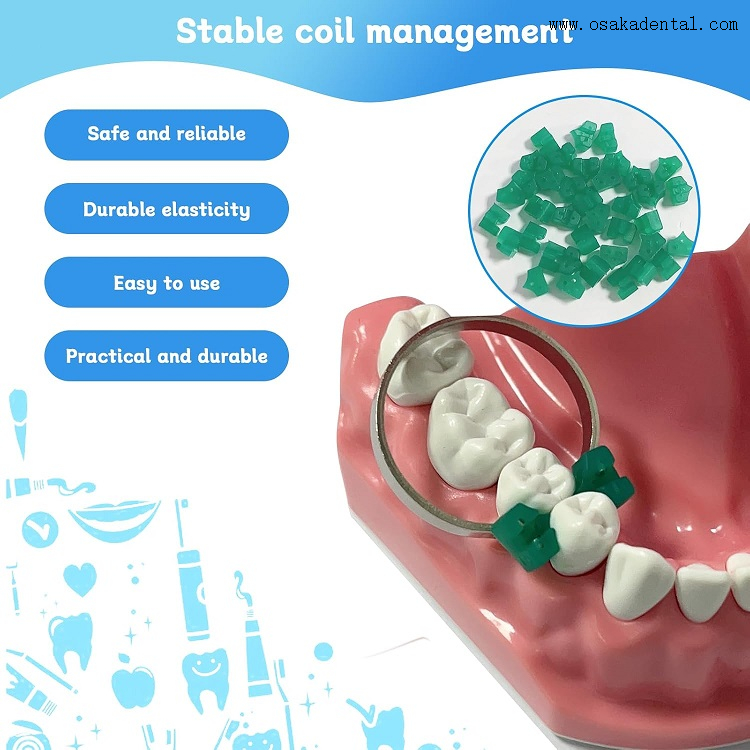 Cales dentaires en silicone 40 pièces/paquet