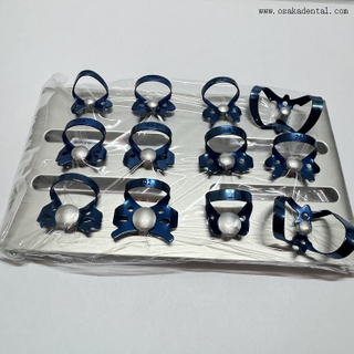 Clip de soins bucco-dentaires, support de barrage en caoutchouc