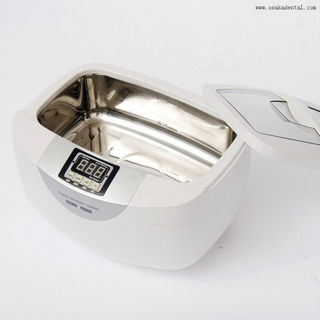 Nettoyeur ultrasonique dentaire chauffé par minuterie numérique 2,5 L