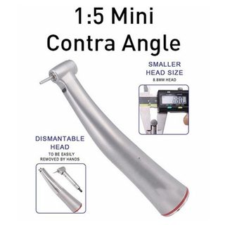 Fabricant dentaire en acier inoxydable Mini tête contre-angle 1:5