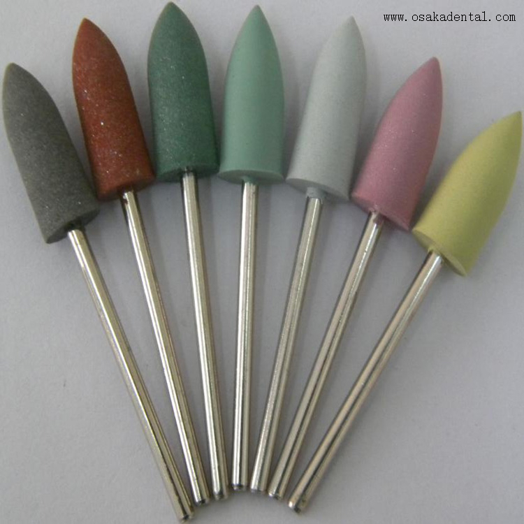 Fraises de polissage dentaire Fraises dentaires en silicone