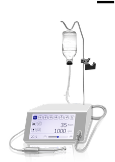 Machine d'implant dentaire avec 2 pièces à main contre-angle