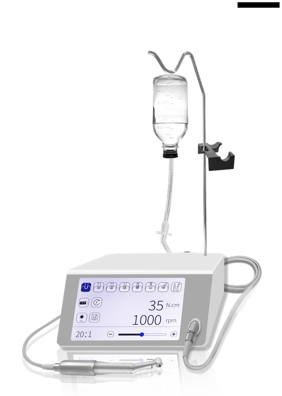 Machine d'implant dentaire avec 2 pièces à main contre-angle