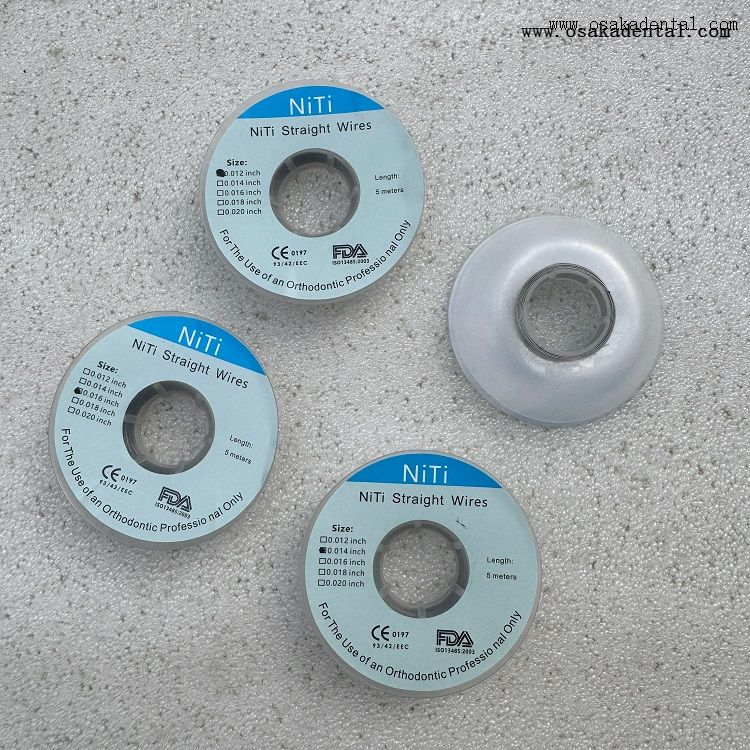 Fil droit orthodontique dentaire Niti OSA-P103