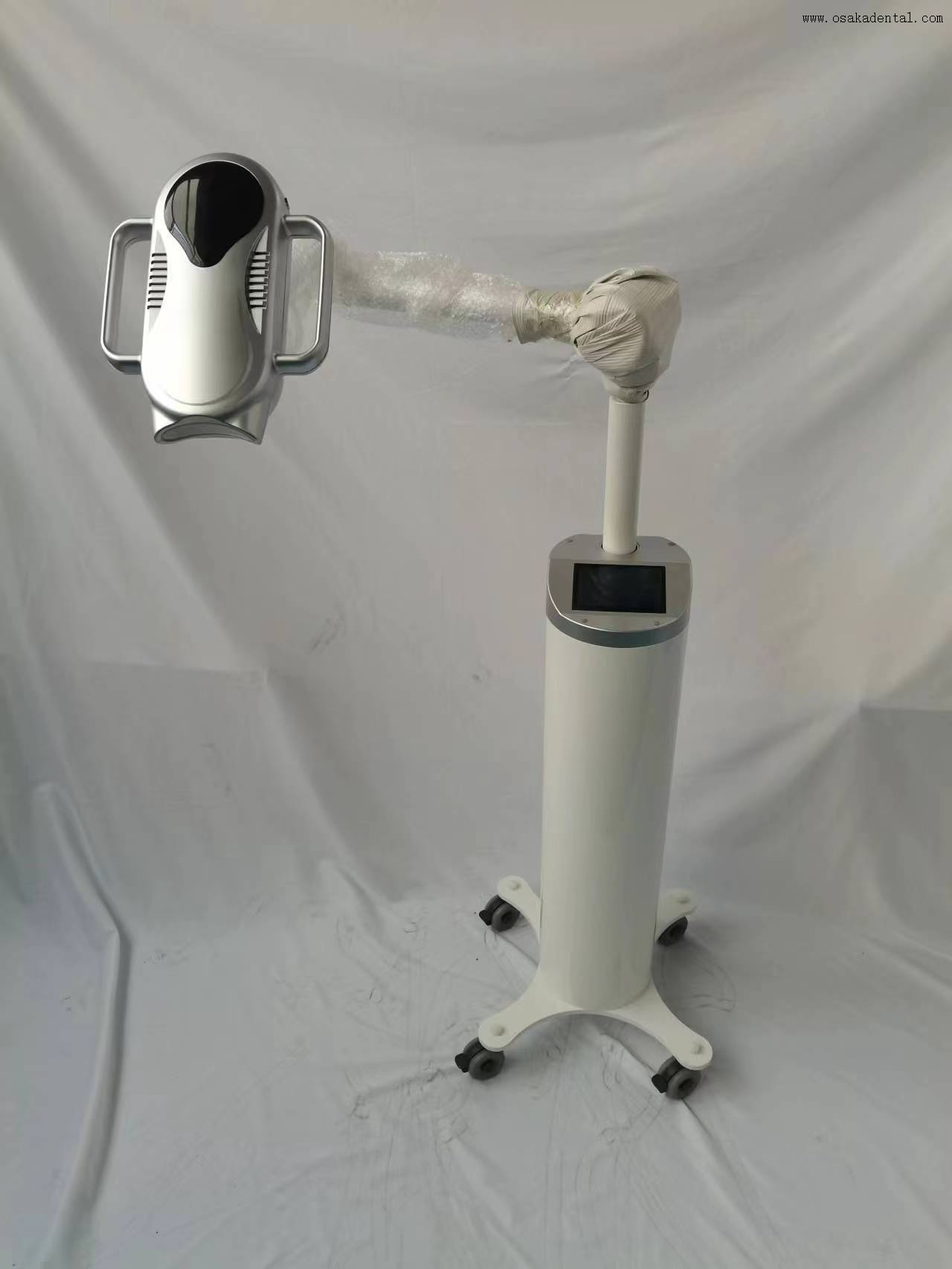 Lampe de blanchiment des dents Mobie trois couleurs rouge bleu violet avec roue