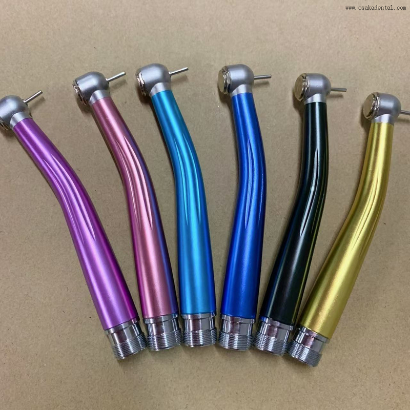 Pièce à main colorée à grande vitesse avec 3 jets d'eau et sans lumière