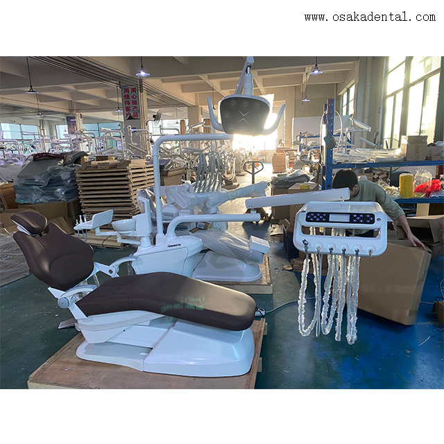 Fauteuil dentaire en cuir souple de haute qualité