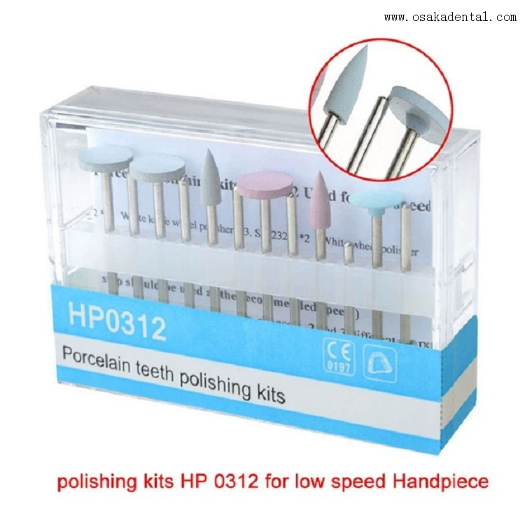 Kit de polissage dentaire HP 0312 pour pièce à main basse vitesse