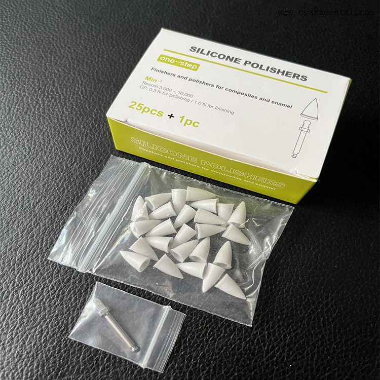 Polisseuse dentaire en silicone pour composite et émail