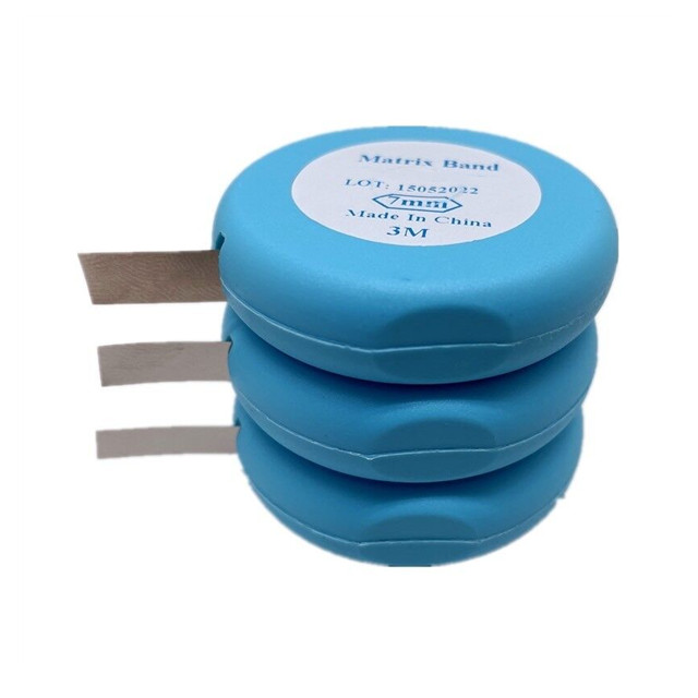 Rouleau de bande de matrice dentaire, bandes de Matrice en acier inoxydable, restauration des dents