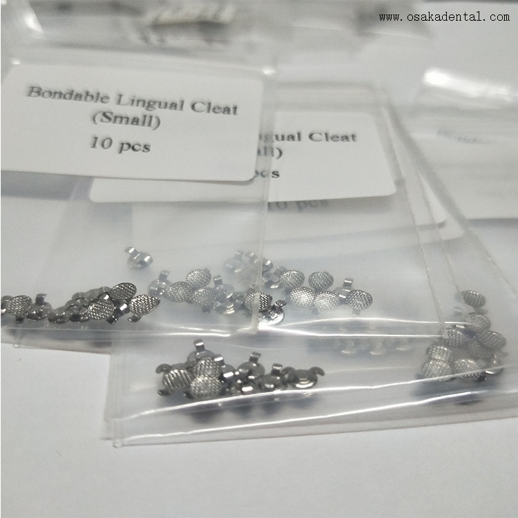 Accessoires orthodontiques dentaires, taquet lingual collé dentaire