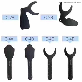 Plaque De Contraste Photo Dentaire Fond Noir