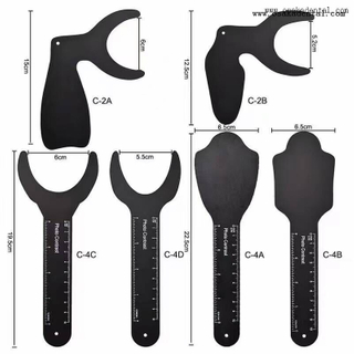 Matériau autoclavable de fond noir de contraste de photo dentaire