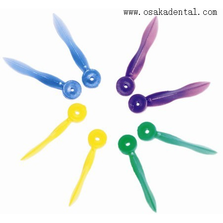 Coin en plastique dentaire jetable avec trous