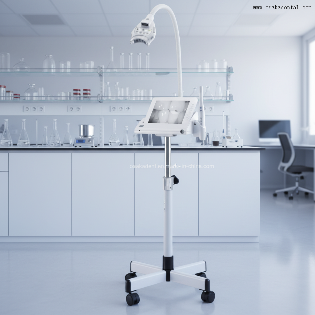 Machine professionnelle de blanchiment des dents dentaires à LED, avec intensité de lumière froide réglable, élimination rapide des taches, soins bucco-dentaires sûrs