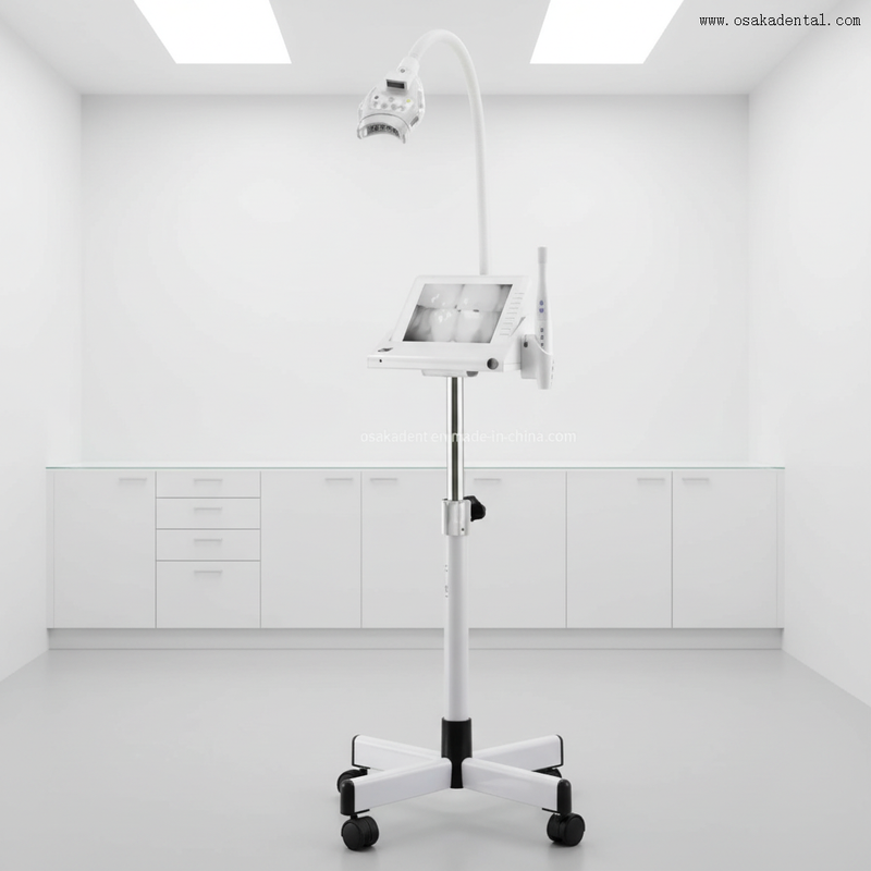 Machine professionnelle de blanchiment des dents dentaires à LED, avec intensité de lumière froide réglable, élimination rapide des taches, soins bucco-dentaires sûrs