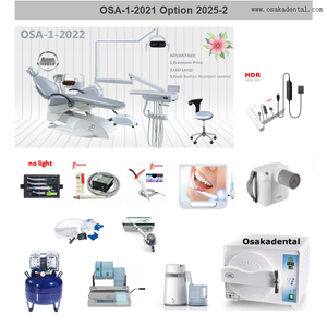 Ensemble complet d'unité dentaire de bonne qualité, avec 12 Options, Machine tout-en-un, Option 2025-2
