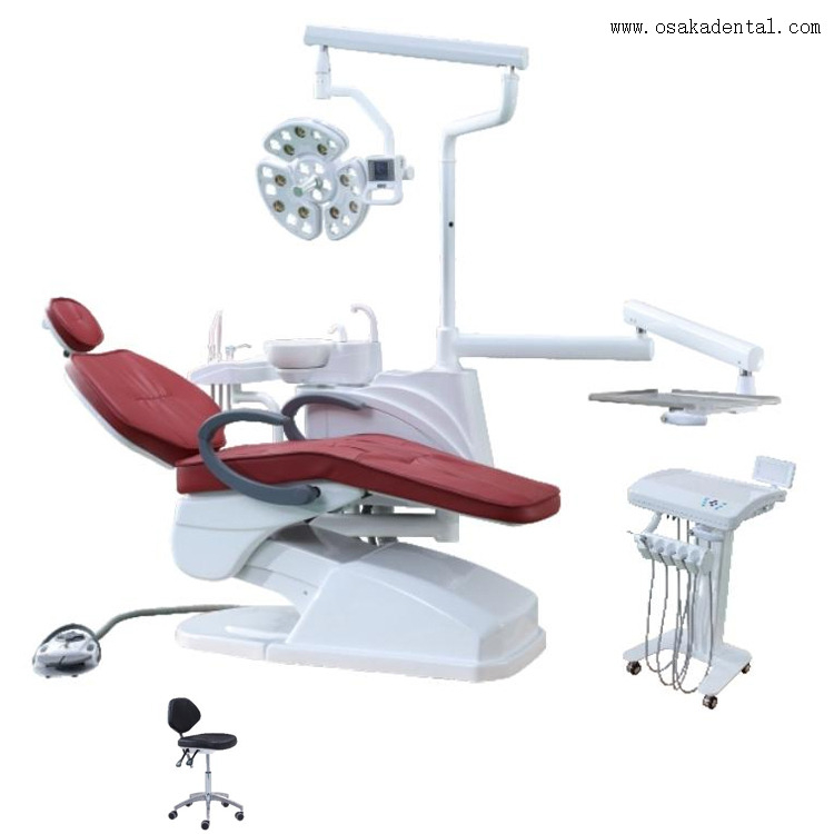 Produit de chaise d'implant dentaire avec un tabouret de dentiste, prix des équipements d'unité d'implant dentaire