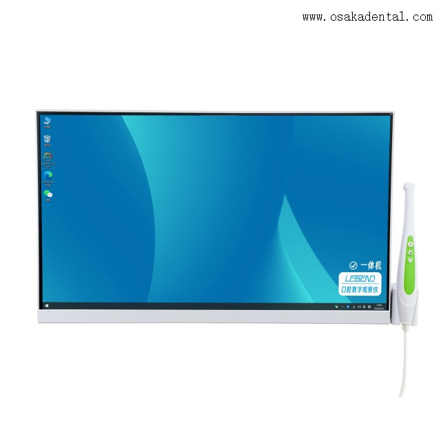 Système caméral intra-oral avec ordinateur intégré à écran tactile