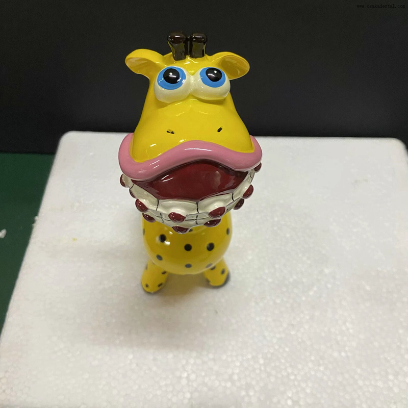 Bijoux dentaires girafe pour appareil dentaire pour enfants