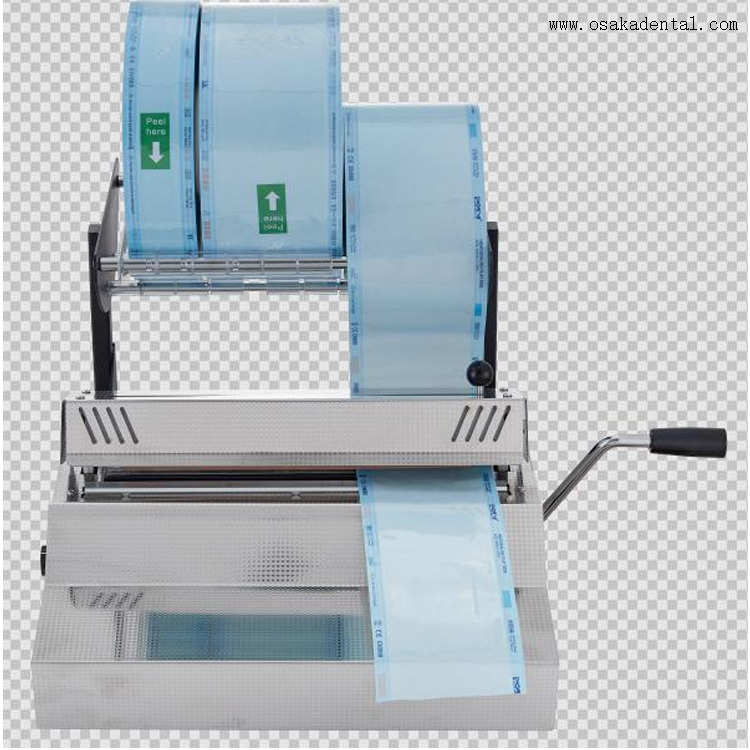 Machine à sceller les dents avec support pour pochette de stérilisation