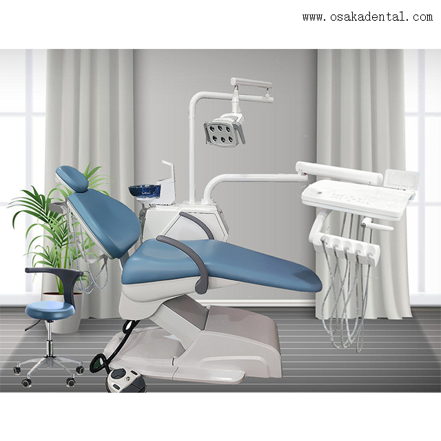 Fauteuil dentaire à couverture intelligente avec tabouret de dentiste pour clinique dentaire avec matériau d'empreinte dentaire en alinate