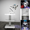 Microscope endodontique dentaire mobile avec caméra