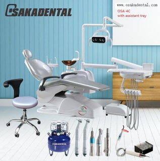 La chaise dentaire la moins chère une unité dentaire Osaka avec plateau adjoint OSA-4C