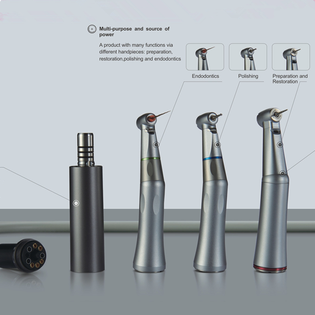 Moteur électrique sans brosse dentaire avec fonction de moteur endo 2 en 1