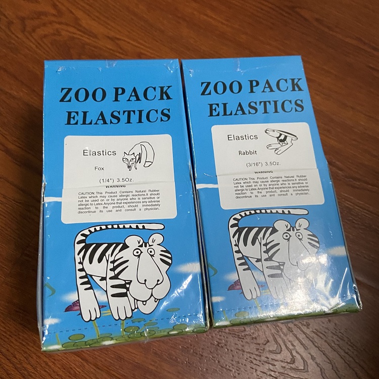 Pack Zoo Pack Dental Orthodontic Rubber Band 3,5oz / 5,0oz / 6,5 oz  OSA-F729-C1 - Achetez un élastique dentaire orthodontique dentaire.