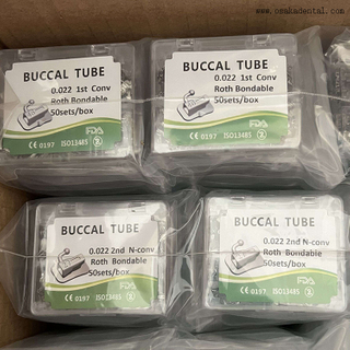 Accessoires orthodontiques de tube buccal dentaire Monoblock ou Bondable