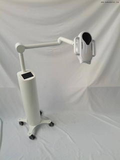 Lampe de blanchiment des dents Mobie trois couleurs rouge bleu violet avec roue