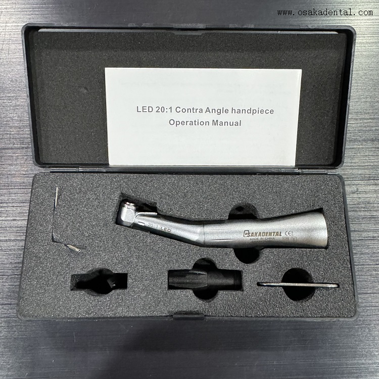 Pièce à main dentaire Contra Angel d'implant 20 : 1 avec E - Générateur d'auto-éclairage LED