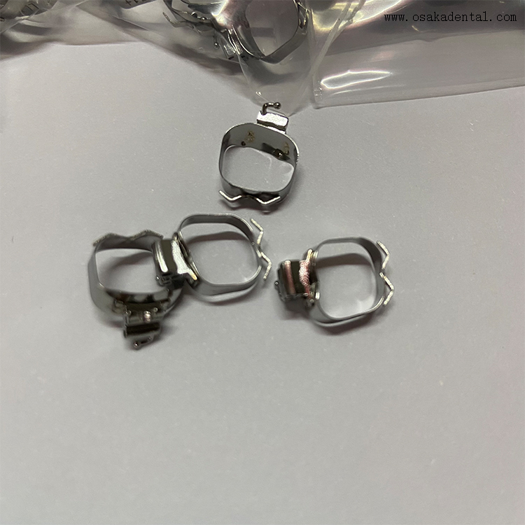 Accessoires orthodontiques dentaires, bande molaire dentaire avec taquet