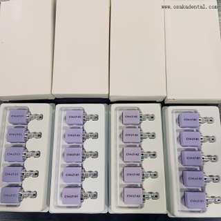 Différents types de blocs de céramique avec mandrins