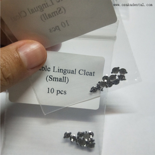 Accessoires orthodontiques dentaires, taquet lingual collé dentaire