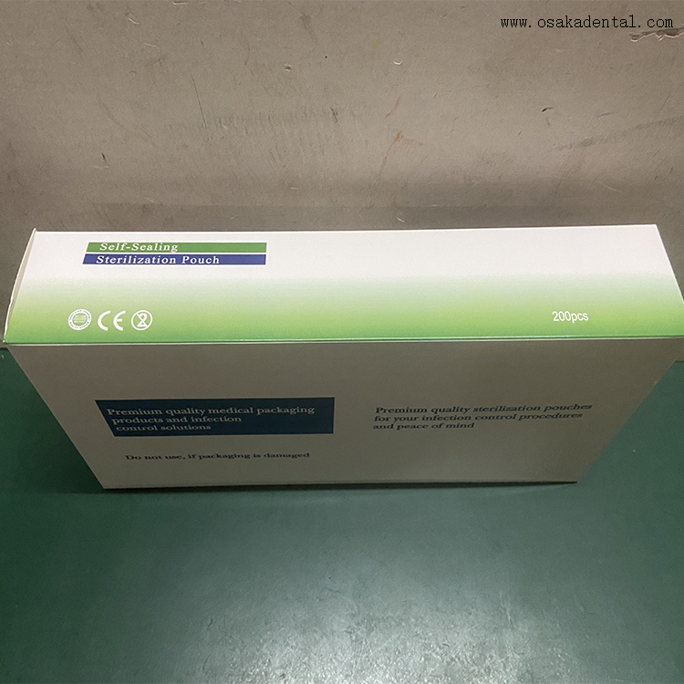 Pochettes de stérilisation dentaire jetables de plusieurs tailles