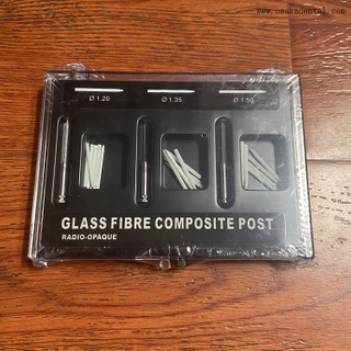 Poste dentaire Composite en Fiber de verre, 18 pièces + 3 forets OSA-S006A