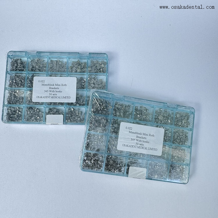 Monobloc ortho dentaire/support collable 50 ensemble/boîte