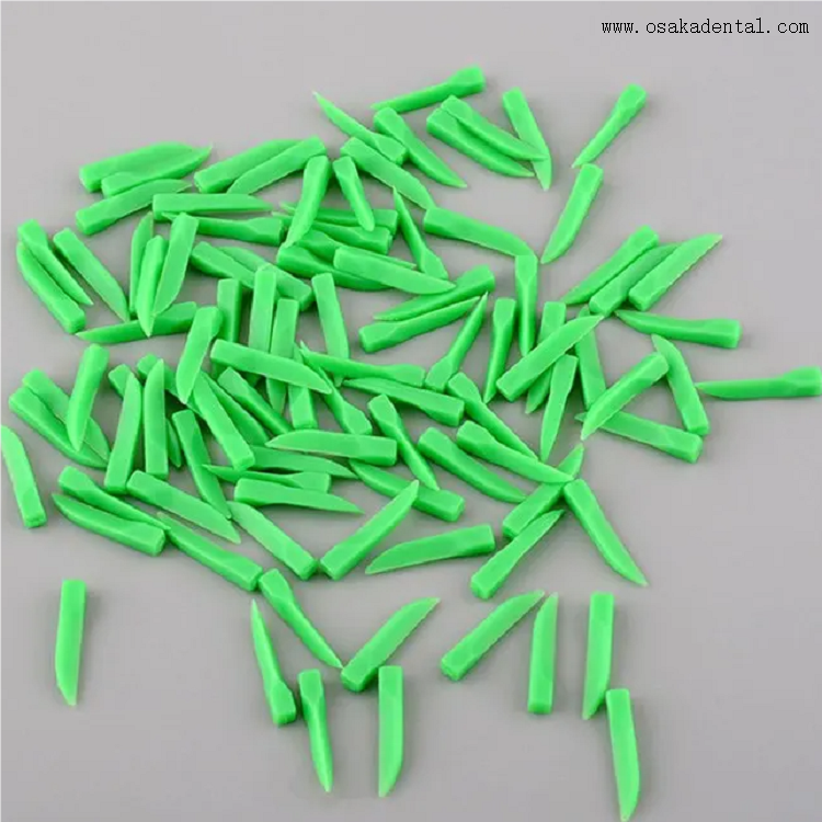 POLY-WEDGES en plastique jetables dentaires en ensemble