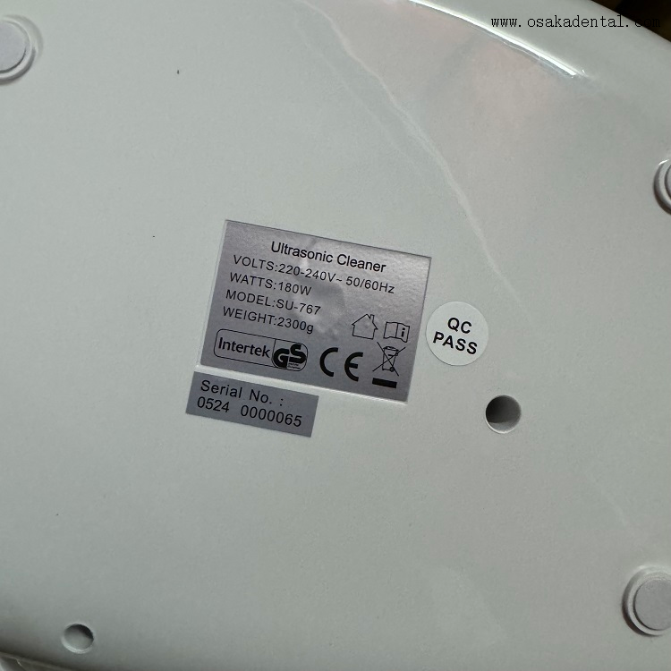 Nettoyeur ultrasonique dentaire 2,5 L