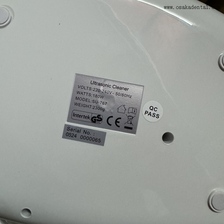 Nettoyeur ultrasonique dentaire 2,5 L