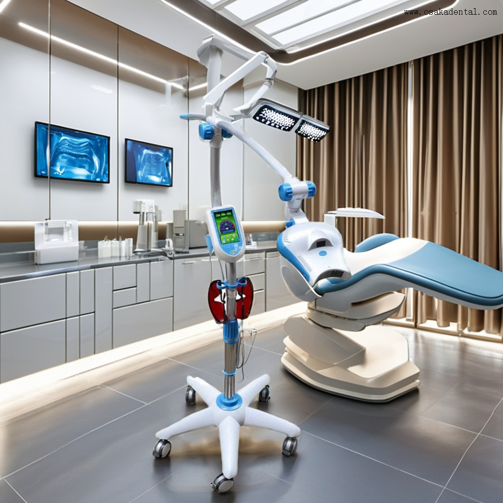 Appareil de blanchiment dentaire avancé pour un nettoyage et un éclaircissement professionnels des dents dans des environnements cliniques modernes